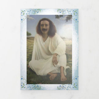 Meher Baba, seclusion hill, seed of love Tri-Fold Announcement