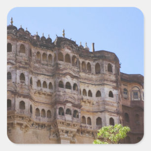 Meherangarh, the Majestic Fort, Jodhpur, Square Sticker
