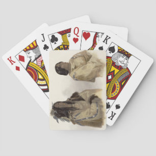 Mehkskeme-Sukahs, Blackfoot Chief and Tatsicki-Sto Playing Cards