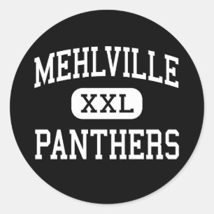 Mehlville - Panthers - High - Saint Louis Missouri Classic Round Sticker