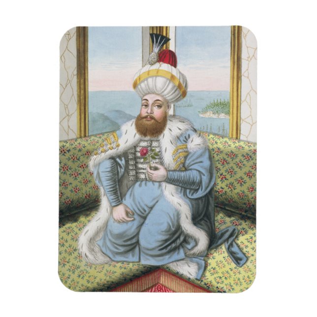 Mehmed II (1432-81) called 'Fatih', the Conqueror, Magnet (Vertical)