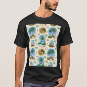 Mehndi Design: Curved Doodle Tracery T-Shirt
