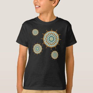 Mehndi Fantasy Copper Kid's and Baby Dark Shirt