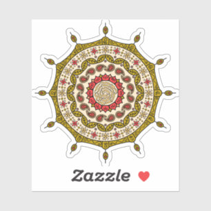 Mehndi Fantasy Gold Contour Sticker