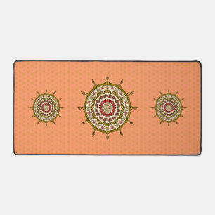 Mehndi Fantasy Gold Desk Mat