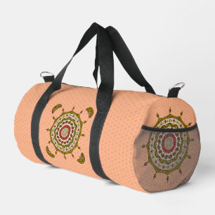 Mehndi Fantasy Gold Duffle Bag