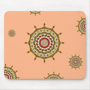 Mehndi Fantasy Gold Mousepad