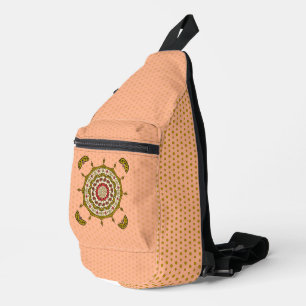 Mehndi Fantasy Gold Sling Bag