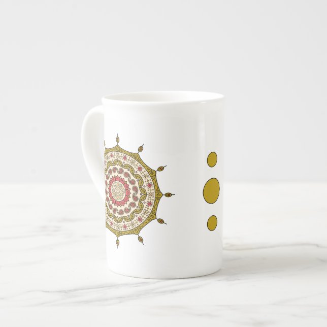 Mehndi Fantasy Gold Speciality Mug (Front Left)