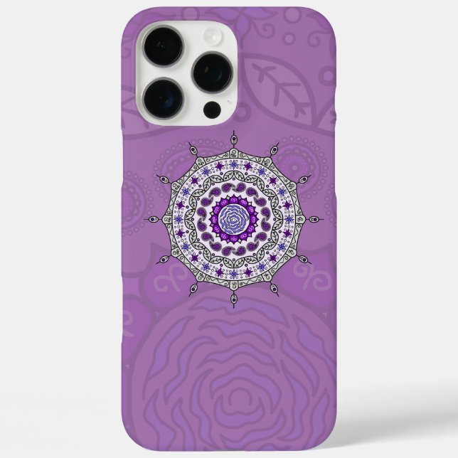 Mehndi Fantasy Silver Case-Mate Case (Back)