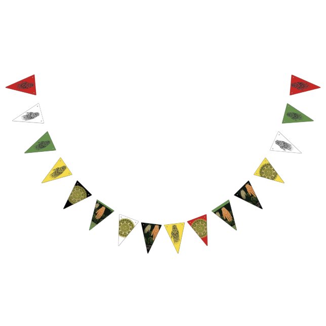 Mehndi Hand Design Bunting for Glamping Bunting (All)