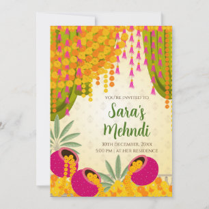 Mehndi invitations & Digital Mehndi invite