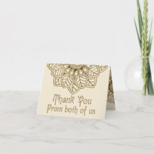 Mehndi Lace (Thank You Note) Thank You Card