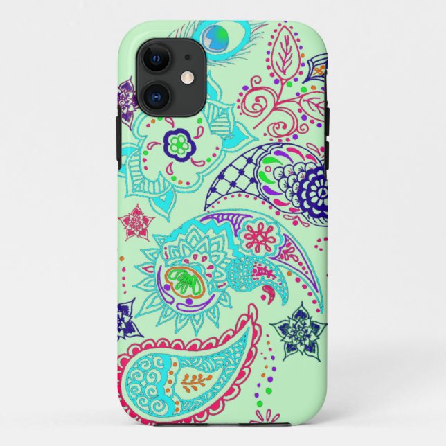 Mehndi pattern design Case-Mate iPhone case (Back)