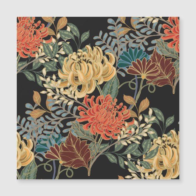 Mehndi Tracery Tile: Ethnic Seamless Design (Front)