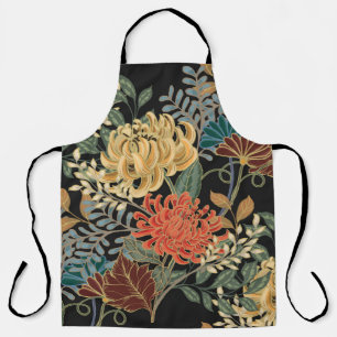 Mehndi Tracery Tile: Ethnic Seamless Design Apron