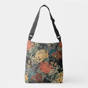 Mehndi Tracery Tile: Ethnic Seamless Design Crossbody Bag
