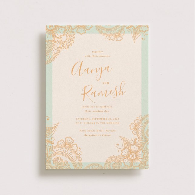 Mehndi Wedding Invitations (Creator Uploaded)