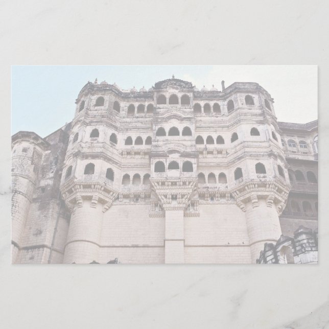 Mehrangarh Fort, Jaipur, Rajasthan, India Stationery (Front)