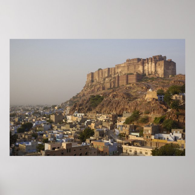 Mehrangarh Fort of Jodhpur. Rajasthan, INDIA. Poster (Front)