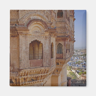 Mehrangarh Fort towering above Jodhpur, The Blue Magnet