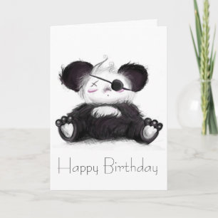 Mei Mei Panda Pirate Card