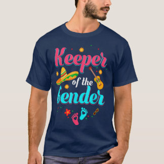 Meican Gender Reveal Cinco de Mayo Baby Shower Fie T-Shirt
