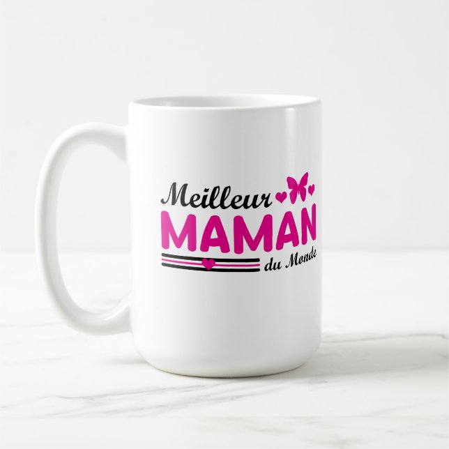Meilleure Maman du Monde Coffee Mug (Left)