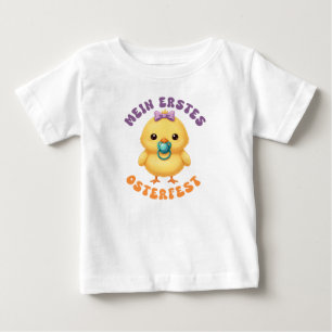 Mein erstes Osterfest - Süßes Küken mit Schnuller Baby T-Shirt