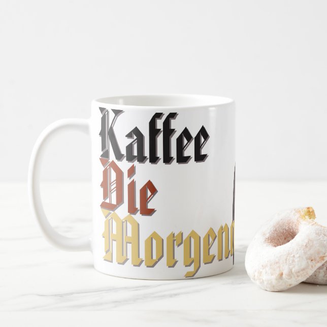 MEIN KAFFEE COFFEE MUG (With Donut)