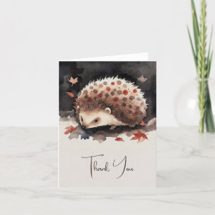 Mein kleiner Igel-Freund „Zwergerl“ eigener Text Thank You Card