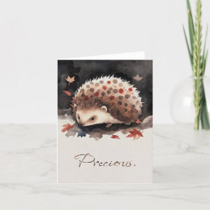 Mein kleiner Igel-Freund „Zwergerl“ Grusskarte Thank You Card