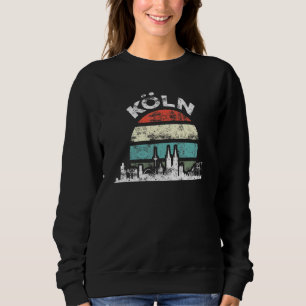 Mein Köln Skyline Germany Home City Souvenir Sweatshirt