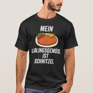 Mein Lieblingsgemüse Ist Schnitzel Funny food T-Shirt