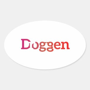 Meine Dogge ist eine Droge Oval Sticker