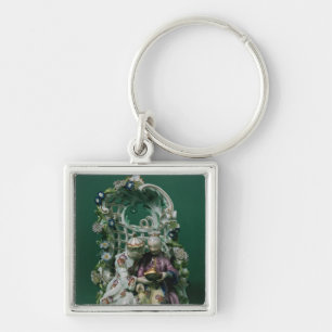 Meissen arbour group, after a painting by Boucher Key Ring