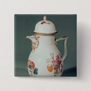 Meissen coffee pot, c.1740-50 15 cm square badge