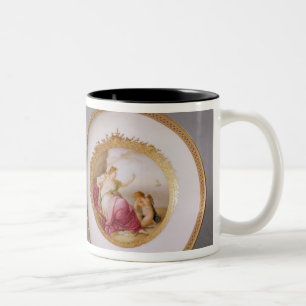 Meissen cup, cover and saucer Two-Tone coffee mug