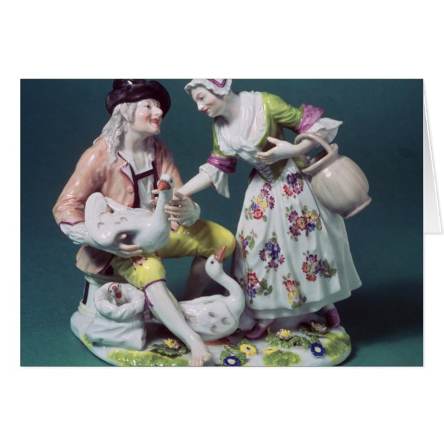 Meissen figure of a poultry seller, c.1750 (Front Horizontal)