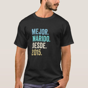 Mejor Marido Desde 2015 7th Wedding Anniversary 7 T-Shirt