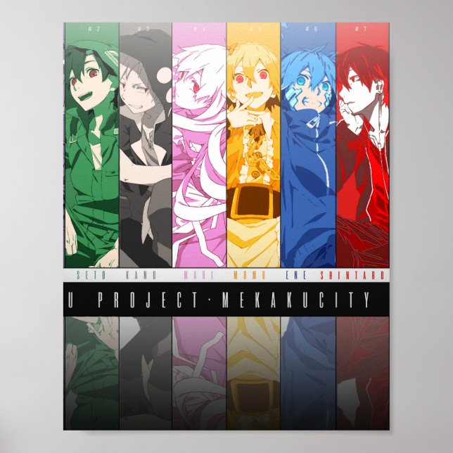 Mekakucity Actors Poster (Front)