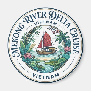 Mekong River Delta Vietnam Magnet