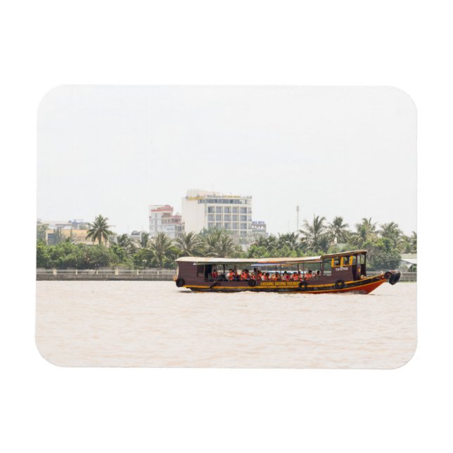 Mekong River of Vietnam Magnet (Horizontal)