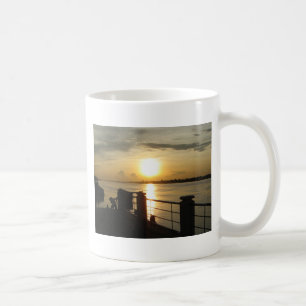 Mekong River Sunset ... Nong Khai, Isaan, Thailand Coffee Mug