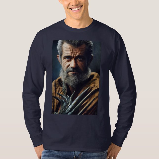Mel gibson with giger T-Shirt (Front)