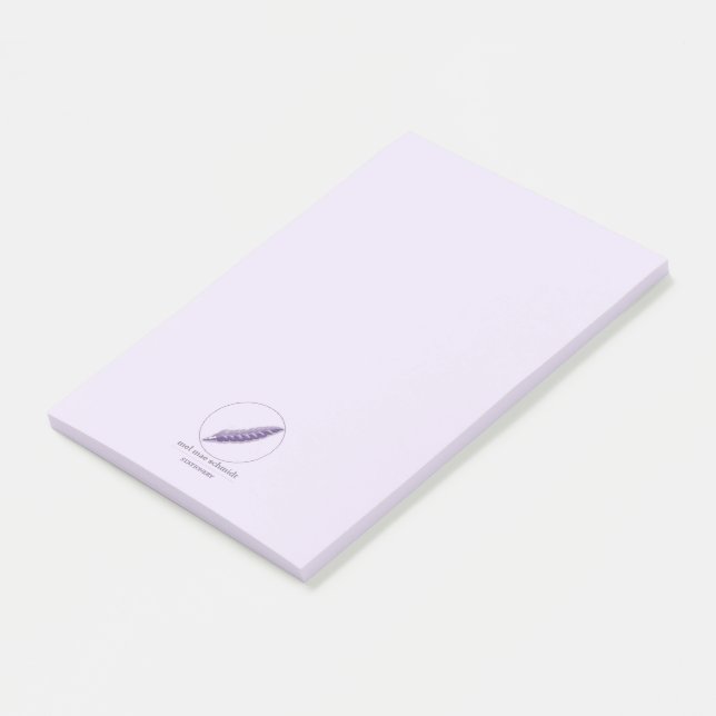 Mel Mae Schmidt Stationery Logo Post-it Notes (Angled)