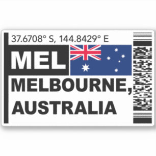 MEL Melbourne Boarding Pass - Australia Travel