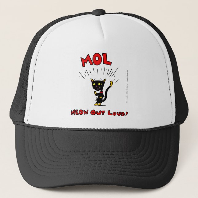 Mel "MOL: MEOW OUT LOUD" Hat (Front)