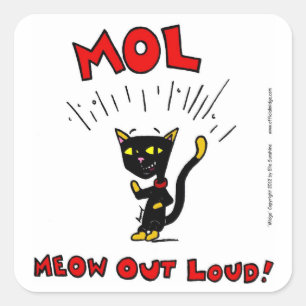 Mel "MOL: MEOW OUT LOUD" Stickers - Set of 20