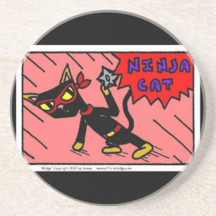 Mel NINJA CAT Coaster